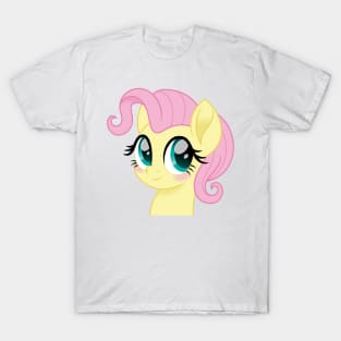 Fluttershy portrait with short mane T-Shirt